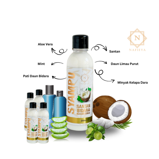 Syampu Santan Bidara | Nafieya