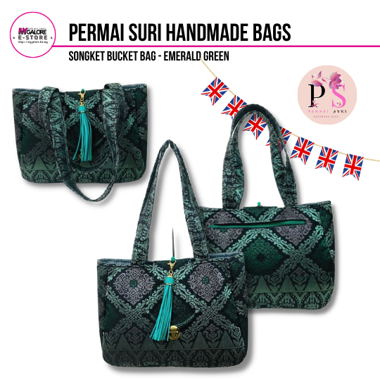 Handmade Songket Handbag | Permai Suri - MyGalore