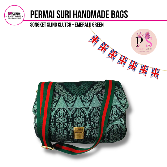 Handmade Songket Handbag | Permai Suri - MyGalore