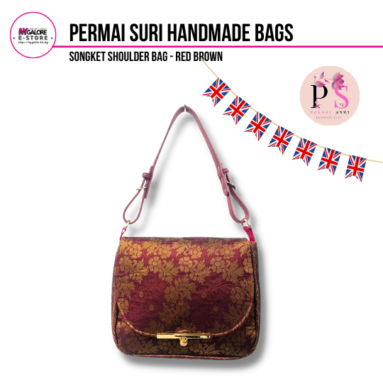 Handmade Songket Handbag | Permai Suri - MyGalore