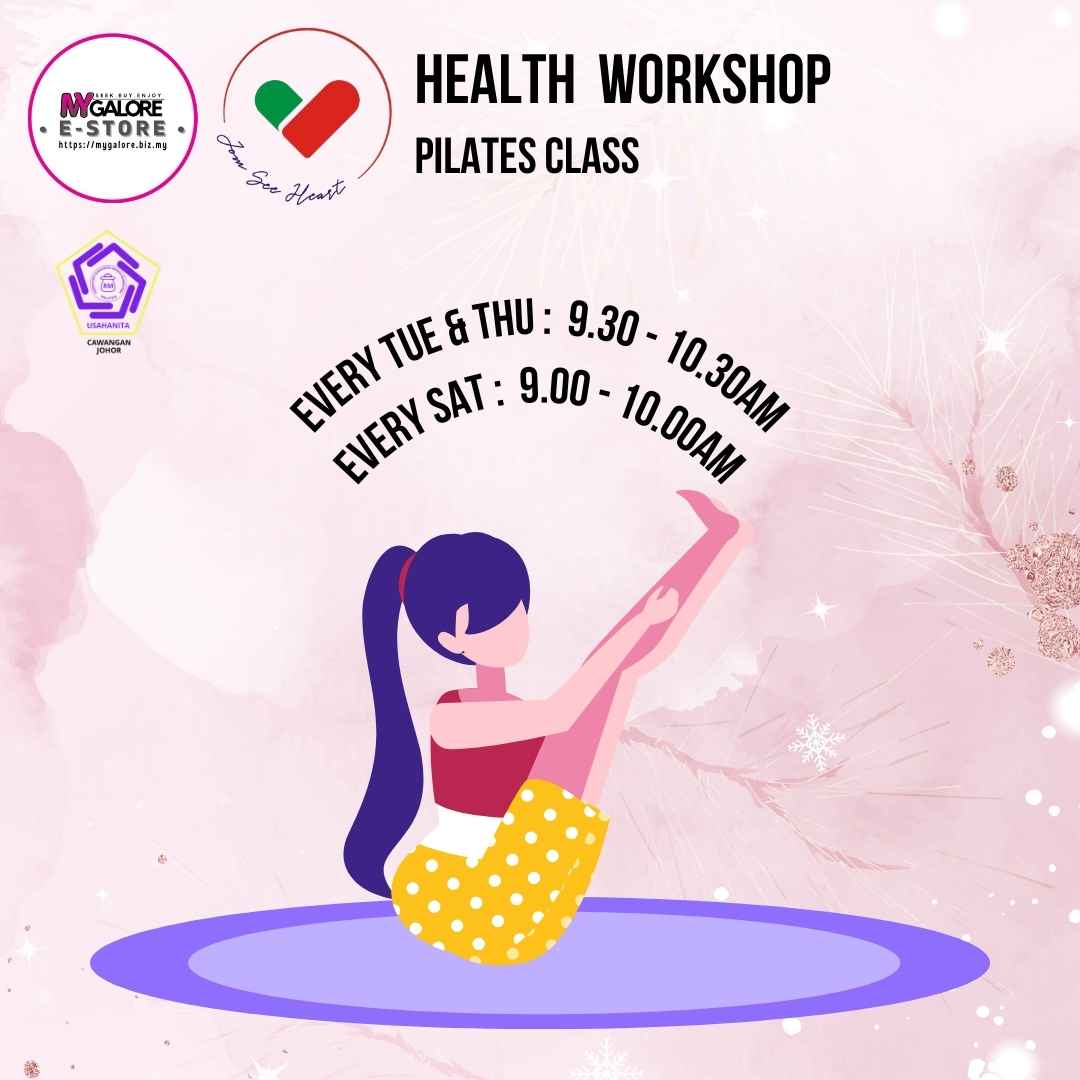 Kelas Pilates | Bengkel Kesihatan