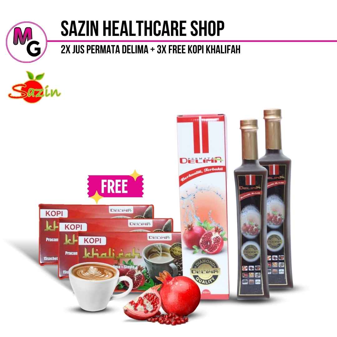 Minuman berasas Delima | Sazin Healthcare Shop