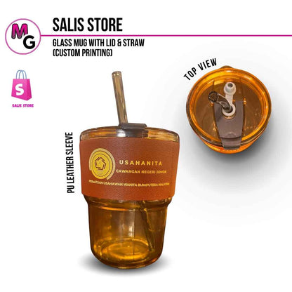 Glass Mug Custom Print | Salis Store