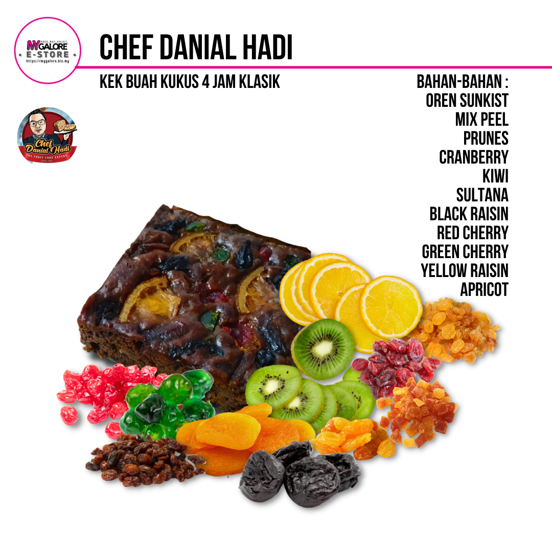 Kek Buah Kukus 4 Jam Klasik | Chef Danial Hadi - MyGalore