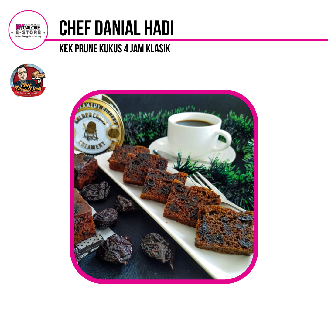 Kek Buah Kukus 4 Jam Klasik | Chef Danial Hadi - MyGalore