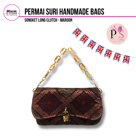 Handmade Songket Handbag | Permai Suri - MyGalore