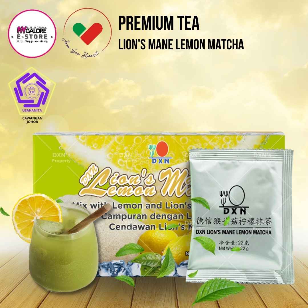 Lion's Mane Lemon Matcha Tea - MyGalore