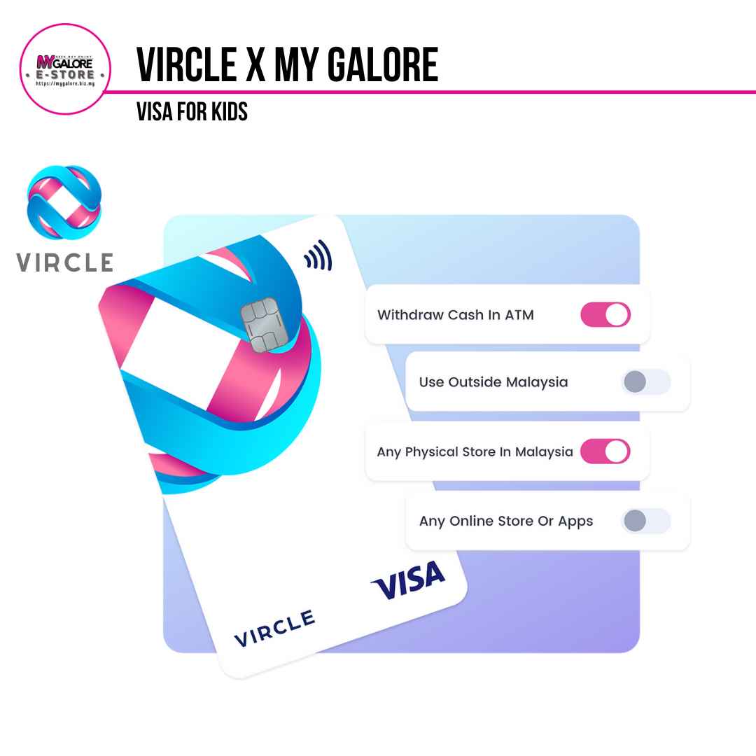Kad Debit Visa untuk Kanak-kanak | VIRCLE 